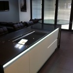 Kitchen units and worktop